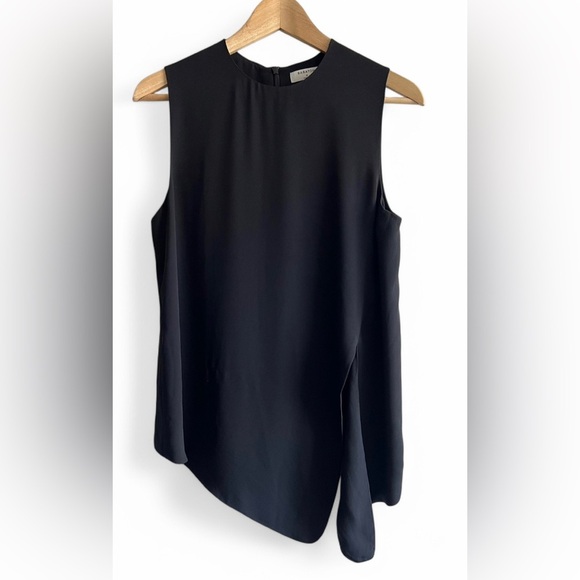 Babaton Womens Asymmetrical Black Witchy Whimsigoth Blouse Small Vampy Small - Picture 1 of 14